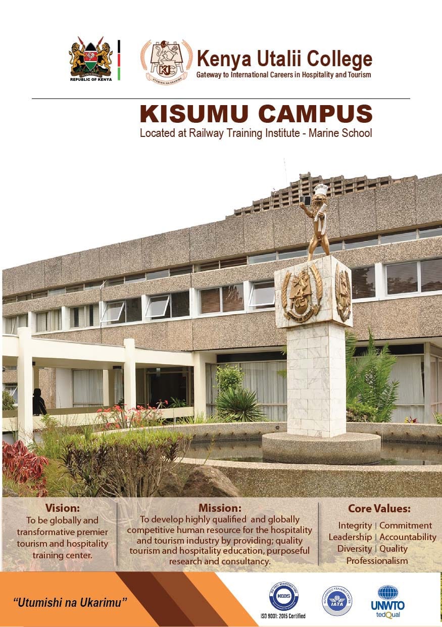 kenya utalii college application letter